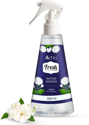 Aerra Mogra (Jasmine) Spray Air Freshener - Long-Lasting Mogra (Jasmine) Fragrance & Odor Eliminator for Home, Car, Bathroom - Non-Toxic, Eco-Friendly