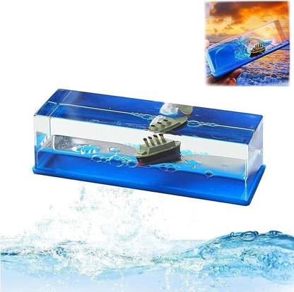 skyunion Ship Titanic Cruise Ship Model Liquid Wave Decoration Car Freshener Diffuser titanic