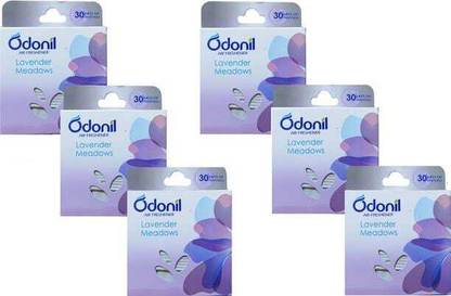 Odonil Lavender meadows, Long Lasting Odour, Assorted Blocks(pack of 4) Blocks lavender medows