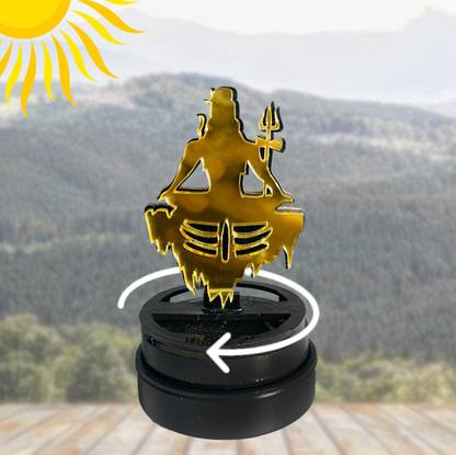 Master Shiva Solar, Power Rotating Car Air Freshener Perfume With Organic Fragrance Diffuser Shiva Solar Power Rotating Car Air Freshener Perfume With Organic Fragrance,