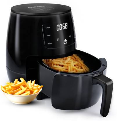 AGARO Alpha Digital Air Fryer For Home, 4.5 Liters, 6 Cooking Options, Electric, Air Fryer