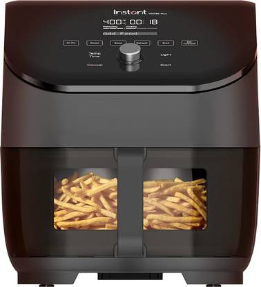 Instant Pot Vortex 6 Qt ClearCook with Window Touch Panel, Digital Display, Use 95 % less Oil Air Fryer