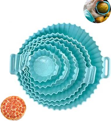 VONITY Silicone Bowl For Airfryer Silicon Tray Air-Frayer Mould Oven Accessories Tools Air Fryer