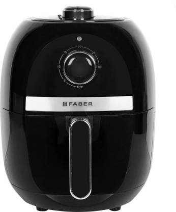 FABER FAF 3.0LBK 1300W Power Cord Storage, Detachable Non-Stick Frying Basket, 93% Lesser Oil, Air Fryer