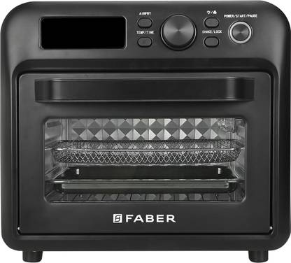 FABER FAO 20L BK 15DF | Air Fryer Oven | Bake, Toast, Roast, Fry, Preheat| 15 Function Air Fryer