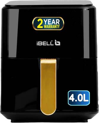 iBELL AF400M Air Fryer 4L 1400W, Touch Control with 7 Pre-sets, Timer, Auto Cut-Off, Air Fryer