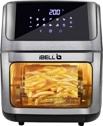 iBELL AF1270M Smart Fryer 2000W,10 Presets, 360°Hot Air Circulation, Timer & Auto-off, Air Fryer