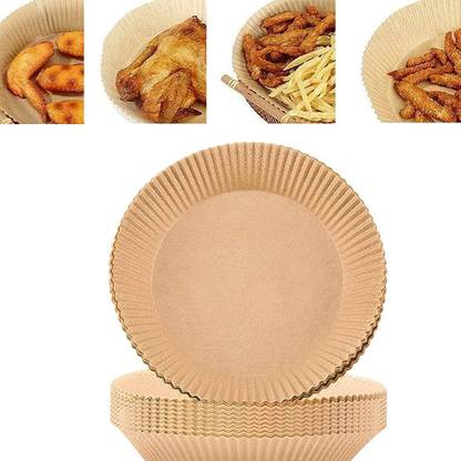 ZUVILLICA Air Fryer Parchment Paper Liners Square Non-Stick Air Fryer Liners Baking Paper Air Fryer