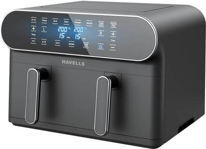 HAVELLS Prolife Delicia 85% Less Oil 10.5L Pan 8 Auto Pre-set Menu Dehydrator Mode Air Fryer