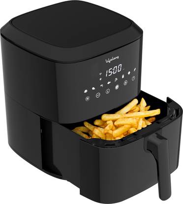 Lifelong LLHFS922 with Digital Touch Panel | 1500 W | Timer Selection & Adjustable Temperature Control | Preset Menu |Uses upto 90% Less Oil |Fry, Grill, Roast, Reheat and Bake Air Fryer
