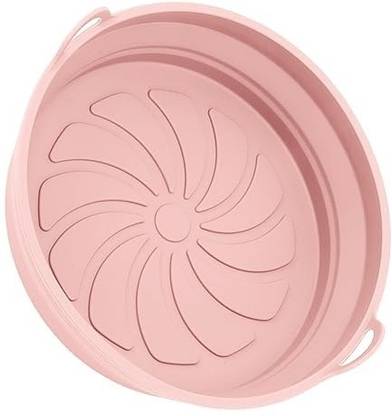 KOOSHLO Silicone Liners Round Food Safe Non Stick Air Fryer Basket Airfryer Tray Air Fryer