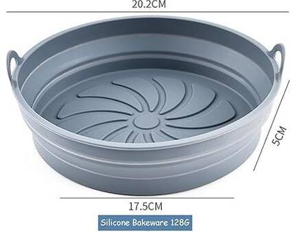 KESHUENTERPRISE Silicone Pot Bowl Baking Tray for Oven/Microwave (random/ pack of 2) Air Fryer