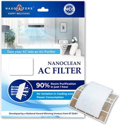NANOCLEAN AC Filter with Nanofiber Technology for Removing Dust Air Purifier Filter