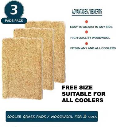 beatbox COOLER GRASS FREE SIZE FOR ALL COOLER 3 PCS A5 Air Purifier Filter