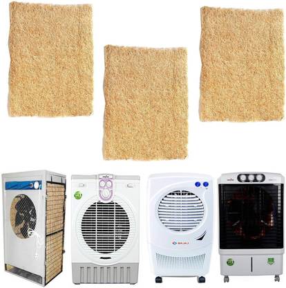 Ulmuk Air Cooler Grass Symphony Cooling Pads Wood Wool Set of 3 Pack Covering Air Purifier Filter