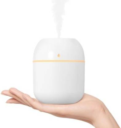 vastraveda Mini Cool Mist Humidifier with LED Light & Silent Operation Portable Room Air Purifier