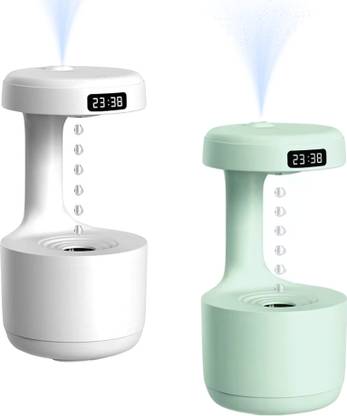 Elevea Buy 1 Get 1 Anti-Gravity Water Drop USB Plug Air Humidifier - 15 Years Warranty Room Air Purifier