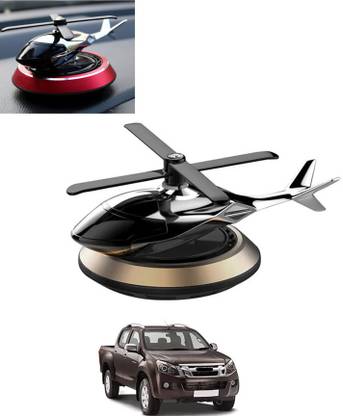 MATIES Solarpowered Air Freshener Helicopter Auto Rotation Fan For Car,Home,Office 63 Portable Car Air Purifier