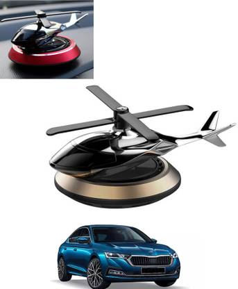 MATIES Solarpowered Air Freshener Helicopter Auto Rotation Fan For Car,Home,Office 162 Portable Car Air Purifier