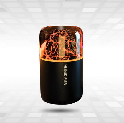 Hortusclear Volcano Humidifier with Night Light | USB Powered Air Purifier & Perfect Gift Portable Room Air Purifier
