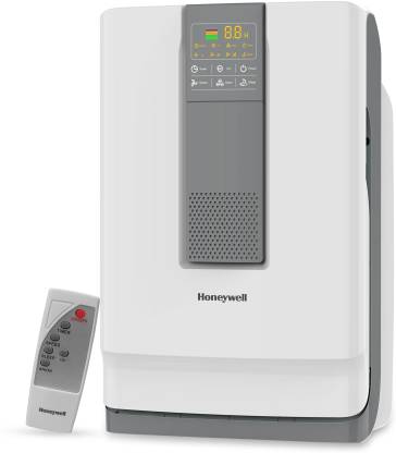Honeywell Air Touch V4 Air Purifier with H13 HEPA, Anti-Bacterial Filter, UV-C LED & Ionizer 5 Stage Filtration, Covers 543 sq.ft, UV LED & Ionizer, Anti-Bacterial, Activated Carbon & H13 HEPA Filter, Removes 99.99% Pollutants & Micro Allergens Portable Room Air Purifier