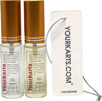 YOURKARTS.COM Spray Air Freshener Perfume for Car with absorbent hanging Tag(60ML) Portable Car Air Purifier