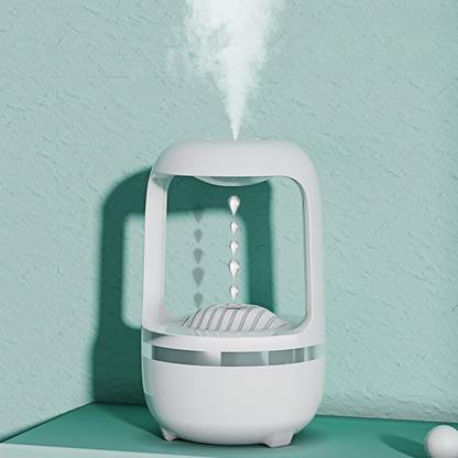 WunderVoX Water Fountain Mini Humidifier, Anti Gravity Water Tabletop Fountain Hydra Lamp Portable Room Air Purifier