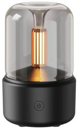 SANGOZ 120ML Aroma Diffuser Flame Air Diffuser, Candlelight Humidifier Portable Room Air Purifier