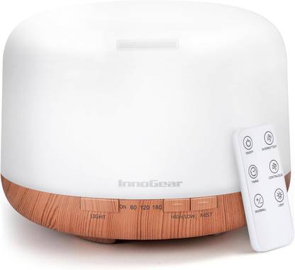 STOREVISE Diffuser Ultrasonic Aromatherapy Essential Oil Diffuser Portable Room Air Purifier