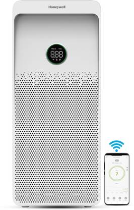 Honeywell Air Touch U1 Air Purifier with H13 HEPA&Anti-Bacterial Filter. PM2.5 and VOC level display, UV-C LED, Smart Wi-Fi 5 Stage Filtration, Covers 1085sq.ft, PM 2.5 Level Display, with WIFI & ALEXA, H13 HEPA & Activated Carbon Filter, Removes 99.99% Pollutants, Micro Allergens Portable Room Air Purifier