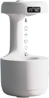 Premio Coppex Anti-Gravity Water Drop Humidifier Design With Sound & 24Hrs Led Display Portable Room Air Purifier