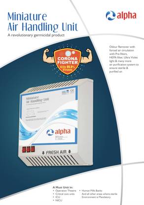 ALPHA Miniature Air Handling Unit Room Air Purifier