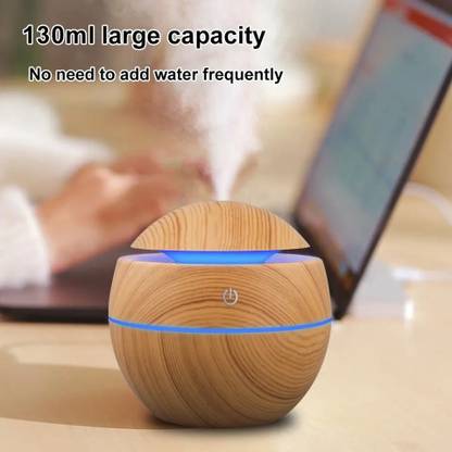PRANSHIC Diffuser Ultrasonic Cool Mis Pot Wooden Humidifier Portable Room Air Purifier