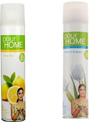 POUR HOME lime life, french fusion Spray French Fusion & Lime Life 2x270ml Room freshener