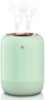 Lemon Tree LED Light Mini 500ml H2O Spray Cool Mist Double Car USB Air Humidifier, 1800mAh Portable Car Air Purifier