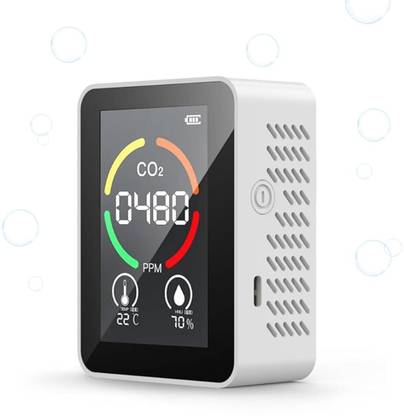 Tomtopp 3 in 1 CO2 Detector, Air Quality Monitor Mini CO2 Meter Portable Detector Air Quality Meter