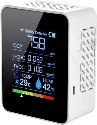 HSETIN MxRady Air Quality Monitor, Multifunctional 5 in 1 CO2 Meter Air Quality Monitor Air Quality Meter