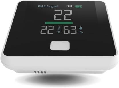 airth Smart Home AQI Monitor | Know What You Breathe 24x7 Digital Display Wifi Enabled Air Quality Meter
