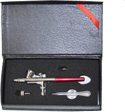 Skin Companion Airbrush AG-136B Set 0.2mm-0.4mm, Dual Action Gravity Feed Airbrush Airbrush