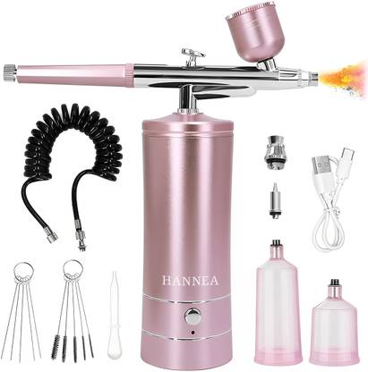 HANNEA Airbrush-Kit Rechargeable Cordless Airbrush Compressor - Auto Handheld Airbrush