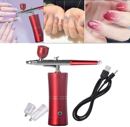 NITYA 0.3mm Mini Air Compressor Kit Air-Brush Paint Spray Gun Airbrush Airbrush