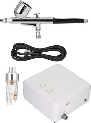 Skin Companion Portable High Performance Airbrush Compressor Kit AG-200K-Auto (White) Airbrush