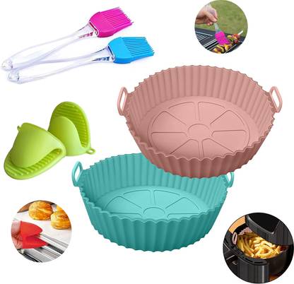 ZORIADA Air Fryer Pan Airfryer Tray