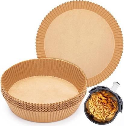 ABlue Clipper Air Fryer 100Pcs Disposable Round Paper Liner, Non-Stick papar Airfryer Tray