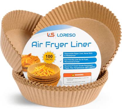 ZOVISU Round Air Fryer Liners for Cooking Airfryer Tray