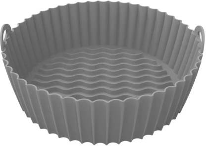 LIJIE Air Fryer- Air Fryer Tray, Food Safe Heating Baking Tray, Non-Stick Silicone Airfryer Tray