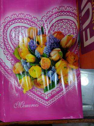 FastFocus Attractive multicolour Flower Photo Album (6x8) Album