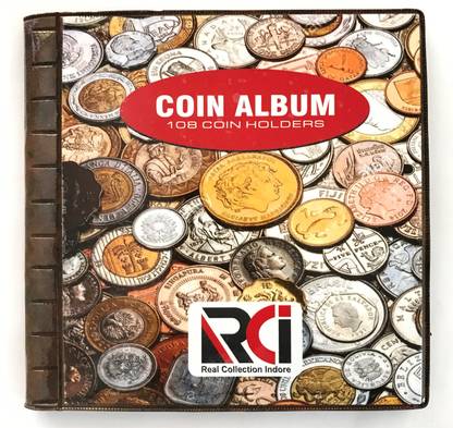 rci 108 Pocket Coin Storage Album Book Album