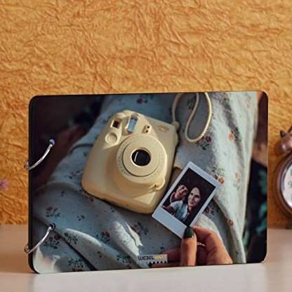 KAAC HANDICRAFTS Premium Wooden DIY HD Printed Photo Album Scrapbook Memory Book Album