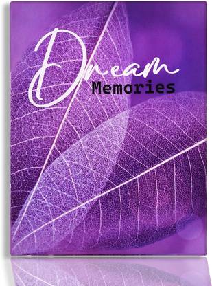 SEHAZ ARTWORKS PurpleDreamMemories Photo Album for Anniversary|Birthday|Baby Shower|Travelling Album